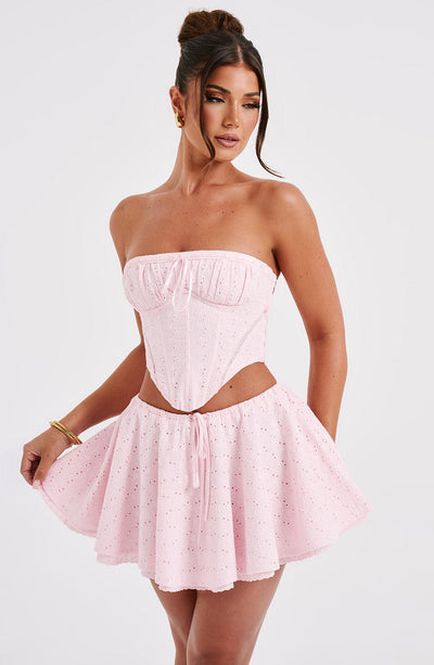 Blush Winnie Mini Skirt