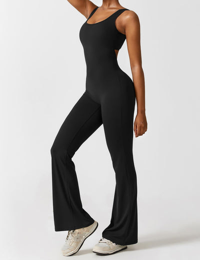 Sienna | Rückenfreier Flare-Jumpsuit