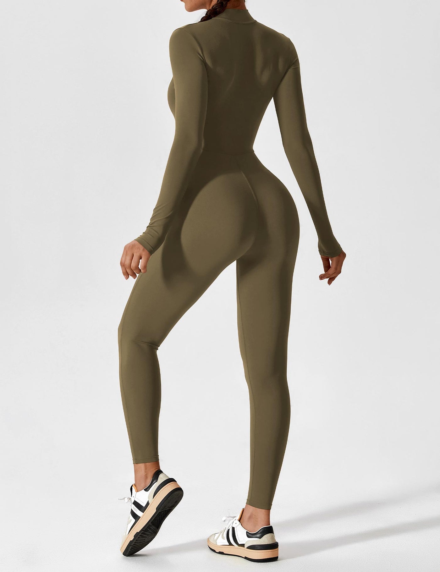 Lina | Nahtloser Full-Zip Bodysuit