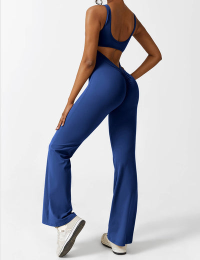 Sienna | Rückenfreier Flare-Jumpsuit