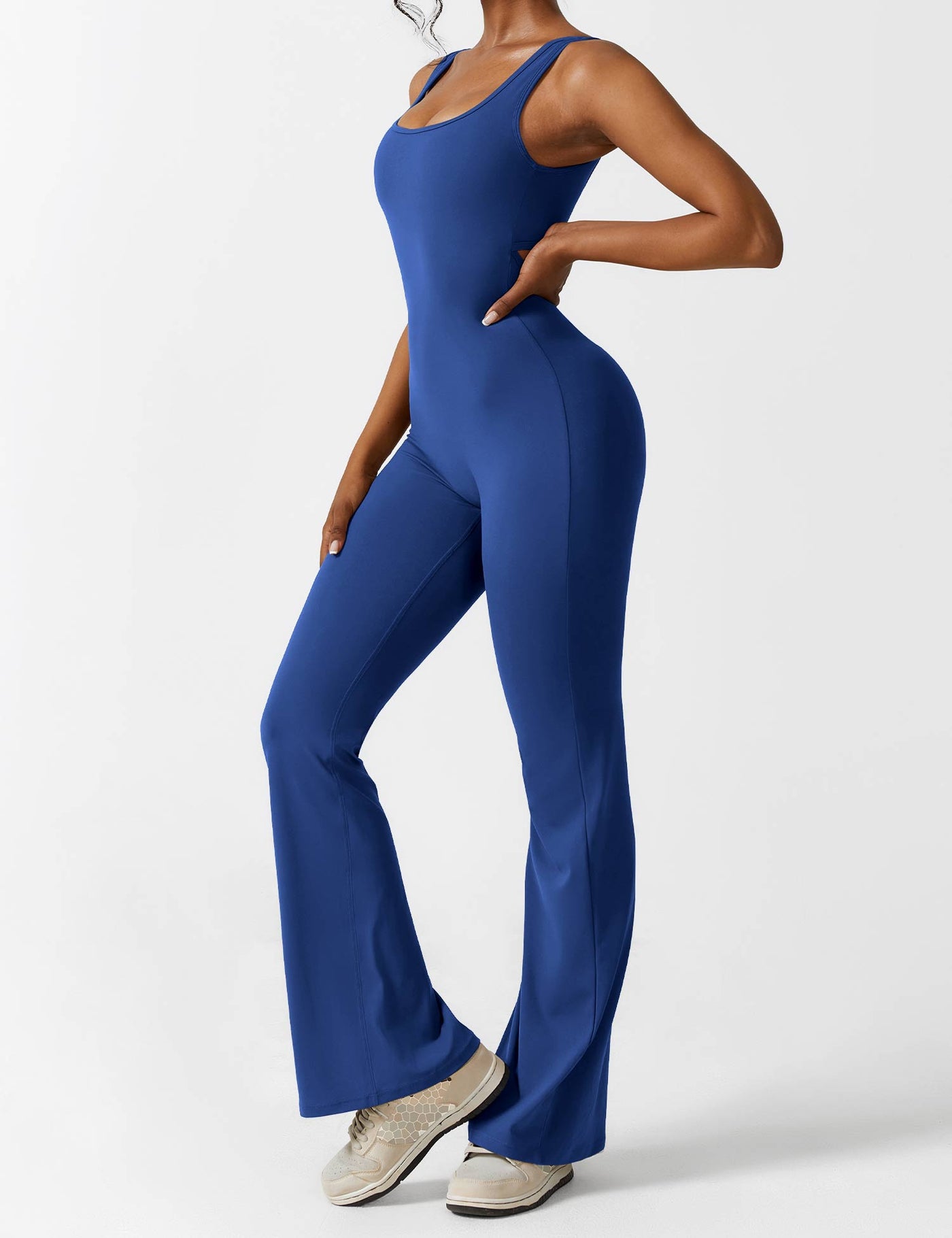 Sienna | Rückenfreier Flare-Jumpsuit