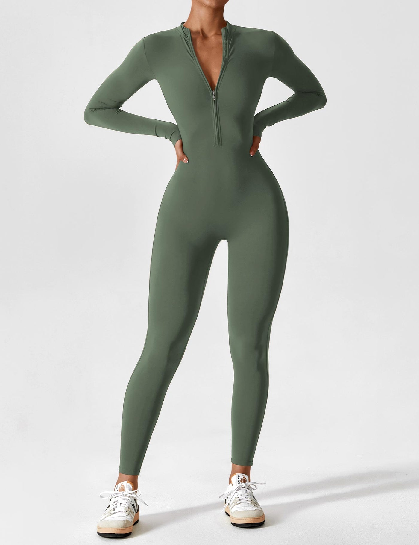 Lina | Nahtloser Full-Zip Bodysuit