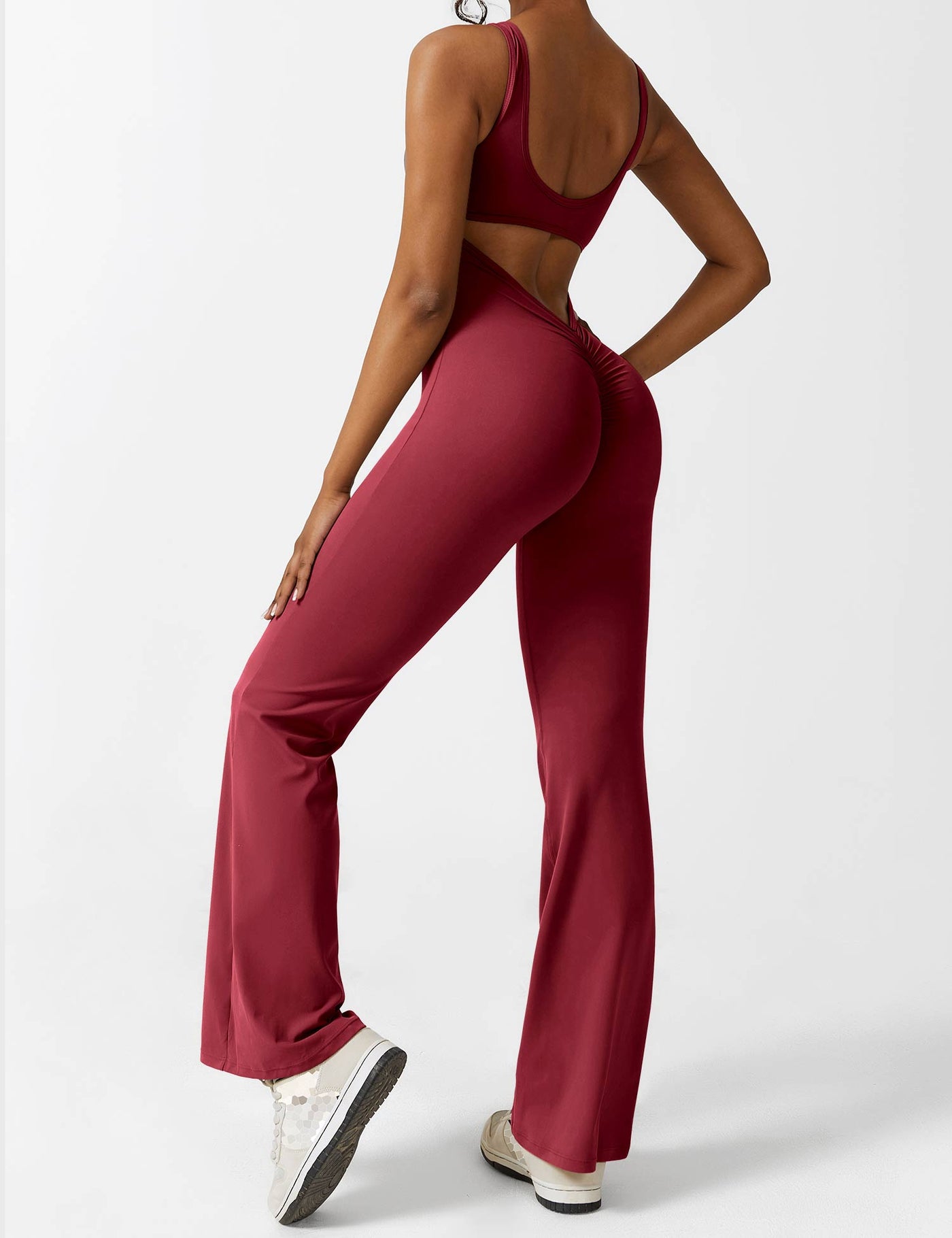 Sienna | Rückenfreier Flare-Jumpsuit
