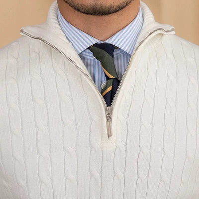 Henry | Strickpullover mit Reißverschluss