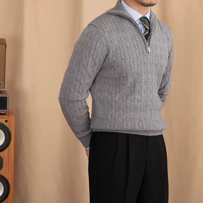 Henry | Strickpullover mit Reißverschluss