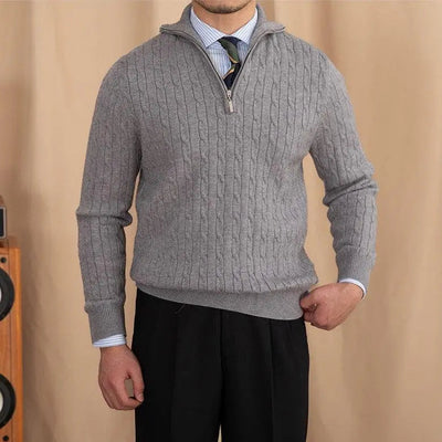 Henry | Strickpullover mit Reißverschluss