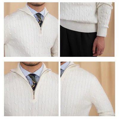 Henry | Strickpullover mit Reißverschluss