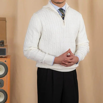 Henry | Strickpullover mit Reißverschluss